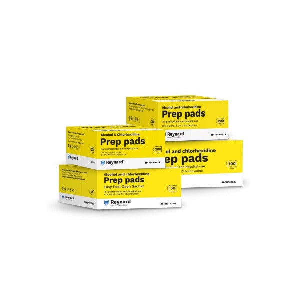Reynard™ 2% Chlorhexidine & 70% Alcohol Prep Pads