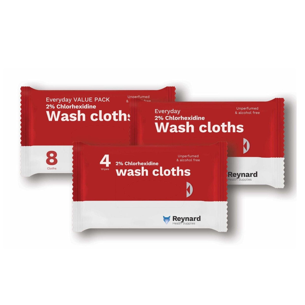 Reynard™ Chlorhexidine Wash Cloths