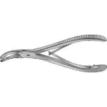 BBraun Bone Instruments Rongeur Bone, Luer 15 cm x 5 mm, strong curve