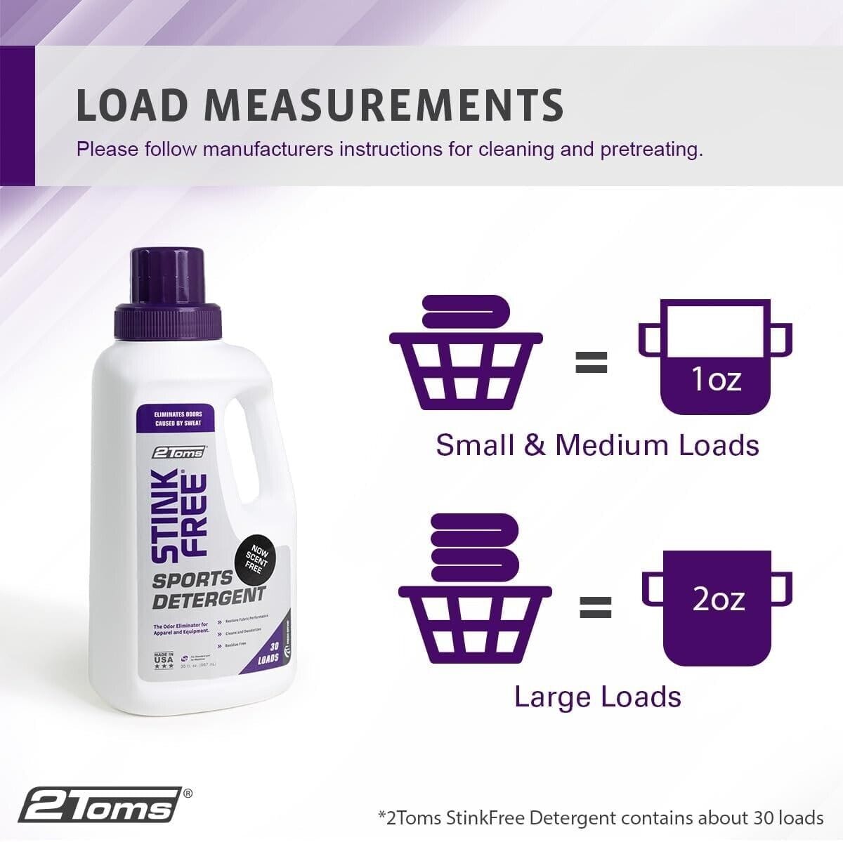 2Toms StinkFree Sports Laundry Detergent