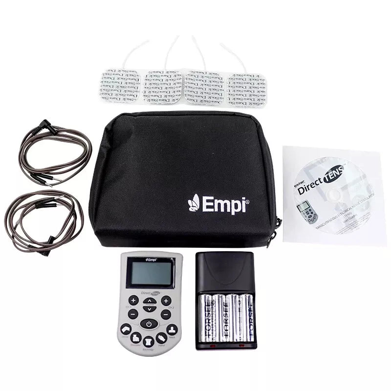 Premium / Professional Quality EMPI Direct TENS Machine + Pack of Electrodes