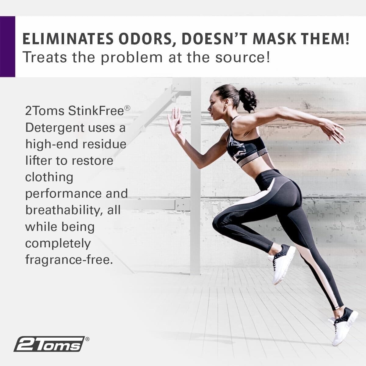 2Toms StinkFree Sports Laundry Detergent
