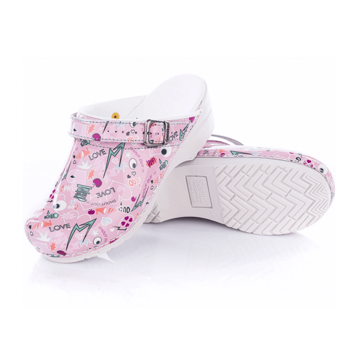 Sanita Footwear A/S 36 / Pink Sanita ShoutOut Clog Open Heelstrap