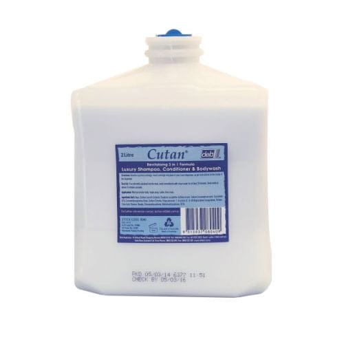 Deb Skin Care Cleaning & Washroom Supplies Carton of 6 Sc Johnson Deb Skin Care Cutan 3In1 Hair And Body 2000ml