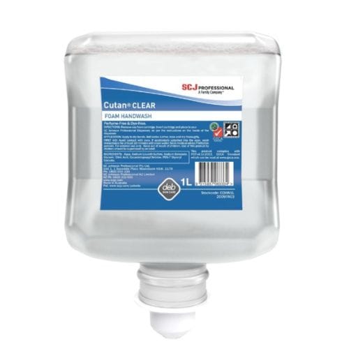 Sc Johnson Deb Skin Care Cutan Clear Foam Handwash 1Lt