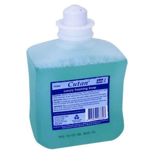 Deb Australia Cleaning & Washroom Supplies Carton of 6 Sc Johnson Deb Skin Care Cutan Foaming Soap 1000ml