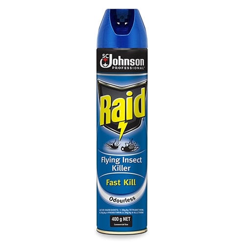 Raid Cleaning & Washroom Supplies Carton of 12 SC Johnson Raid Flyspray Odourless 12 x400g