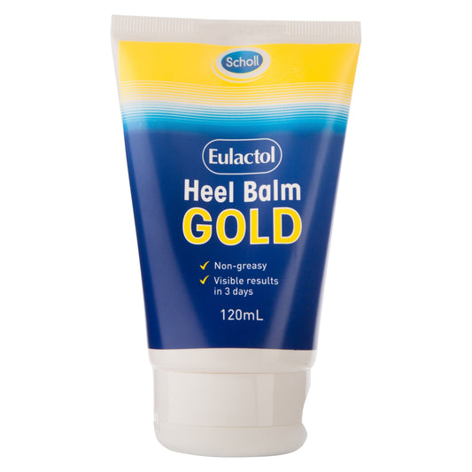 Scholl Foot Care Scholl Eulactol Heel Balm Gold 120ml - Repair And Relieve Rough, Dry, Cracked Sk