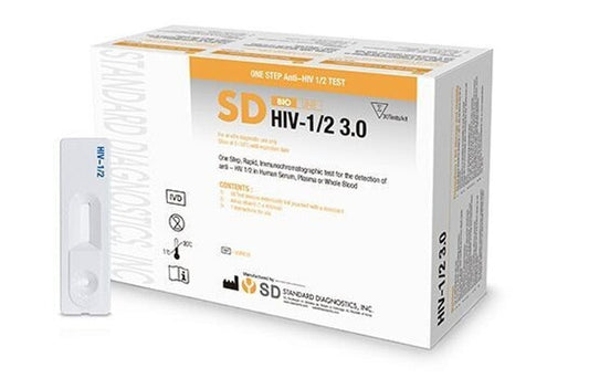 SD Bioline Diagnostic Tests SD Bioline HIV 1/2 3.0 Rapid Test - Immunochromatographic Assay