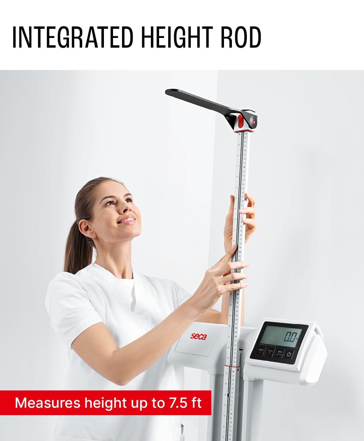 Seca 777 - Digital Column Scale with Standing Aid