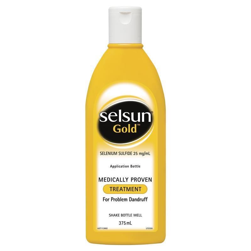 PIM-BUN Shampoos Selsun Gold Dandruff Treatment, 375 mL, Selenium Sulfide 2.5%