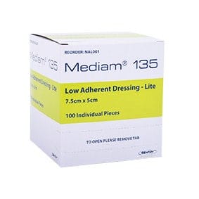 Sentry Mediam 135 Low Non Adherent Dressing Lite