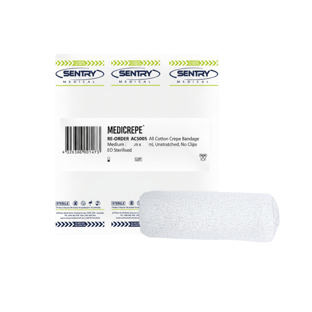 Sentry MEDICREPE Cotton Crepe Bandage 1.6m Unstretched
