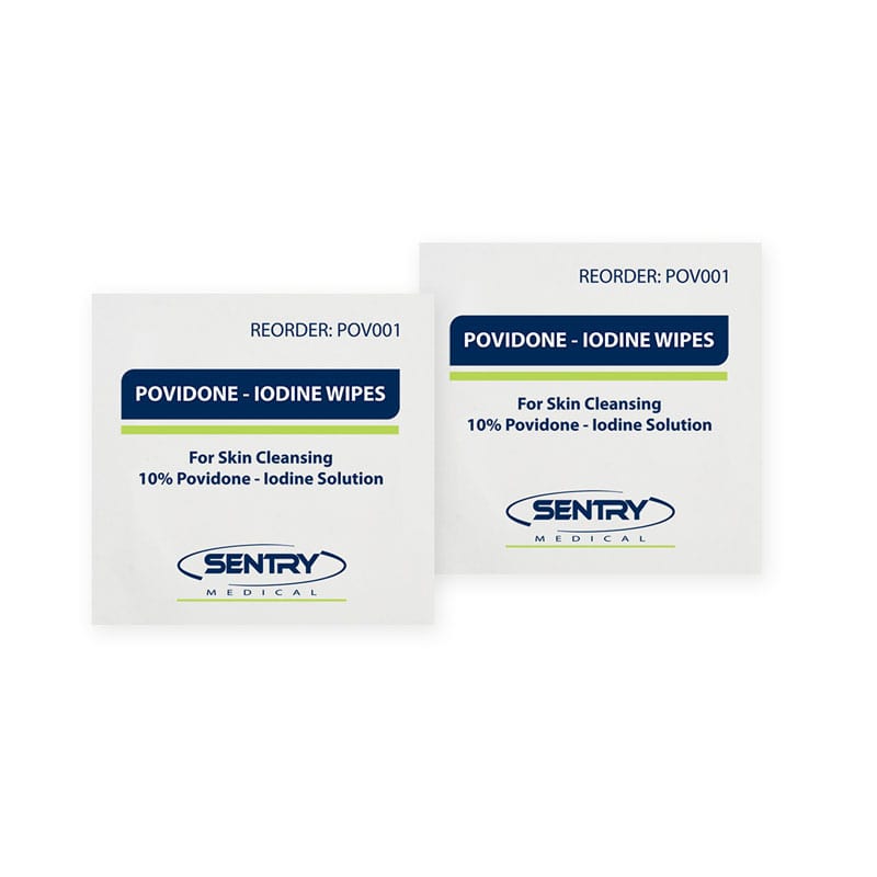 Sentry Povidone Iodine Antiseptic Wipes