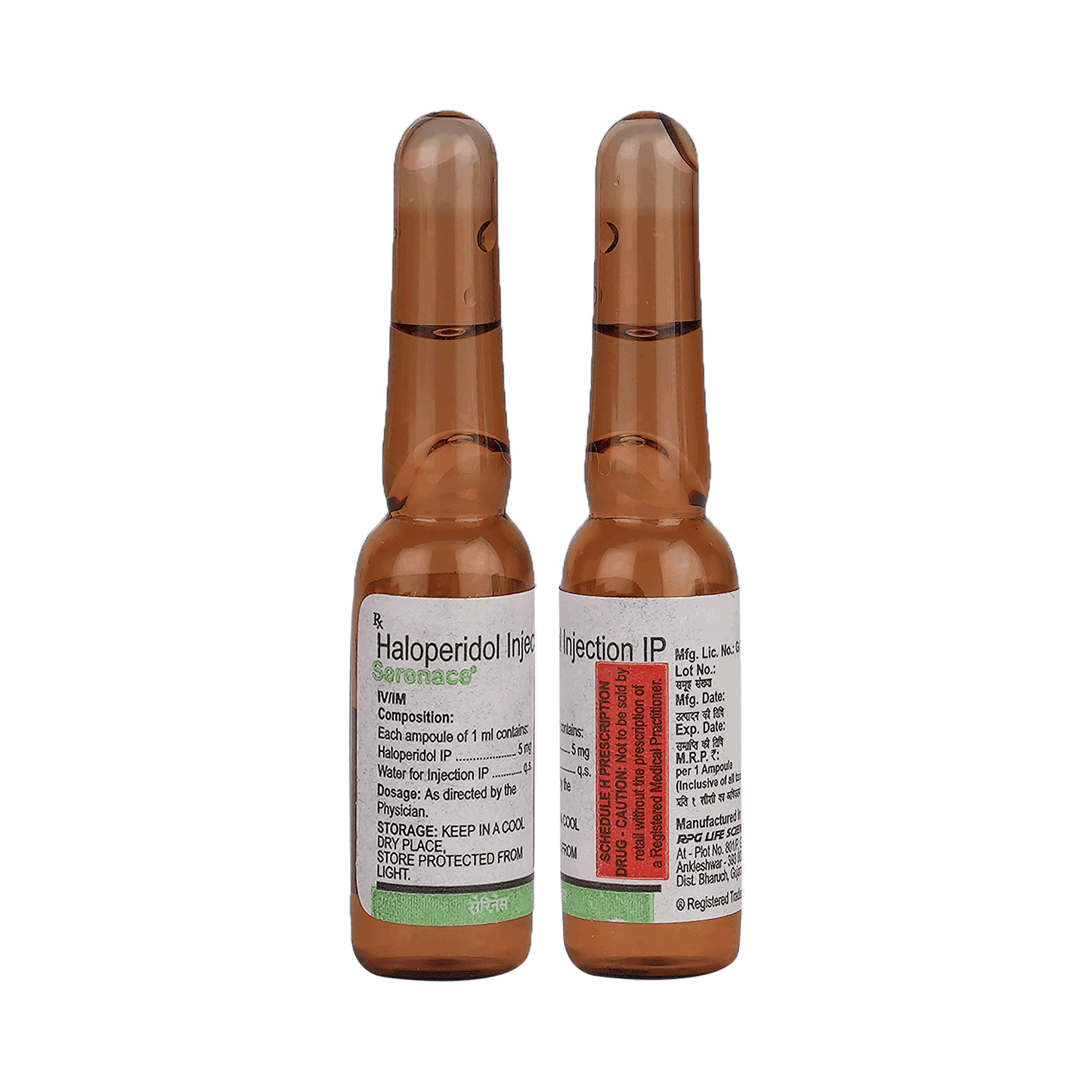 Aspen Pharmacare Antipsychotics Serenace Haloperidol 5mg Injection - 1ml