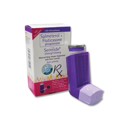 GSK Inhalers Seretide Metered Dose Inhaler 125/25 mcg - Fluticasone Propionate