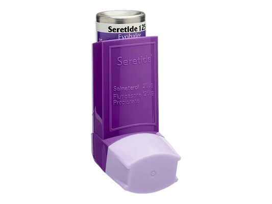 GSK Inhalers Seretide Metered Dose Inhaler 250/25 mcg - Fluticasone Propionate