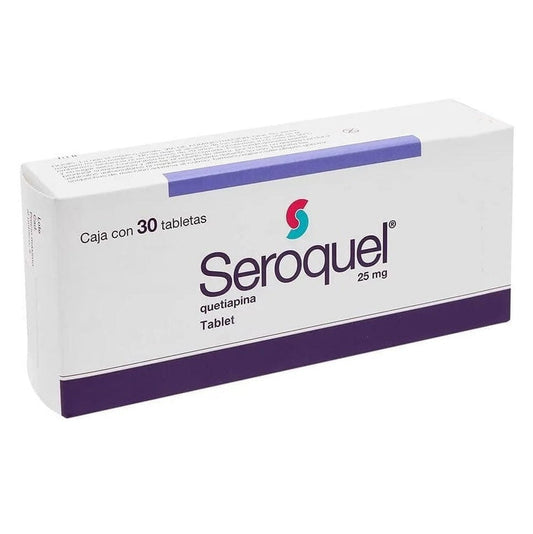 PIM-BUN Antipsychotics Seroquel 25mg Tablets - Quetiapine Fumarate