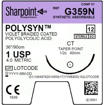 Sharpoint Polysyn T10-40mm circle 90cm 1 Violet