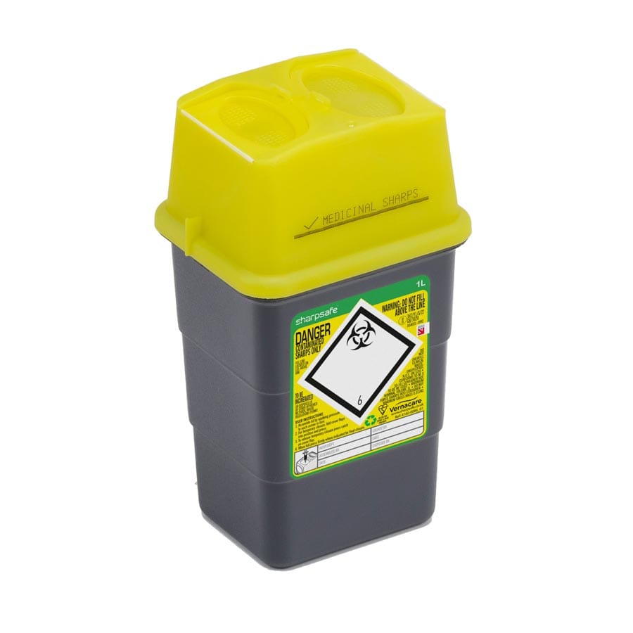 Sharpsafe 1 Litre Sharps Container