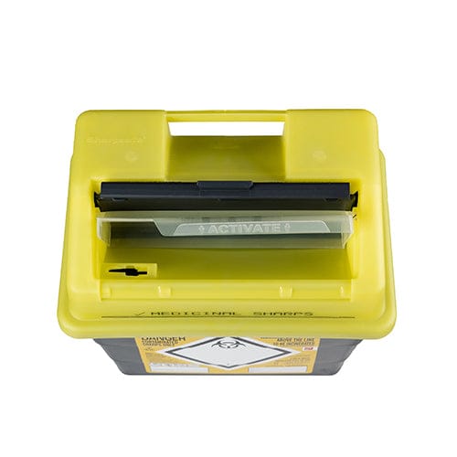 Sharpsafe 9 Litre Sharps Container with Protective Access