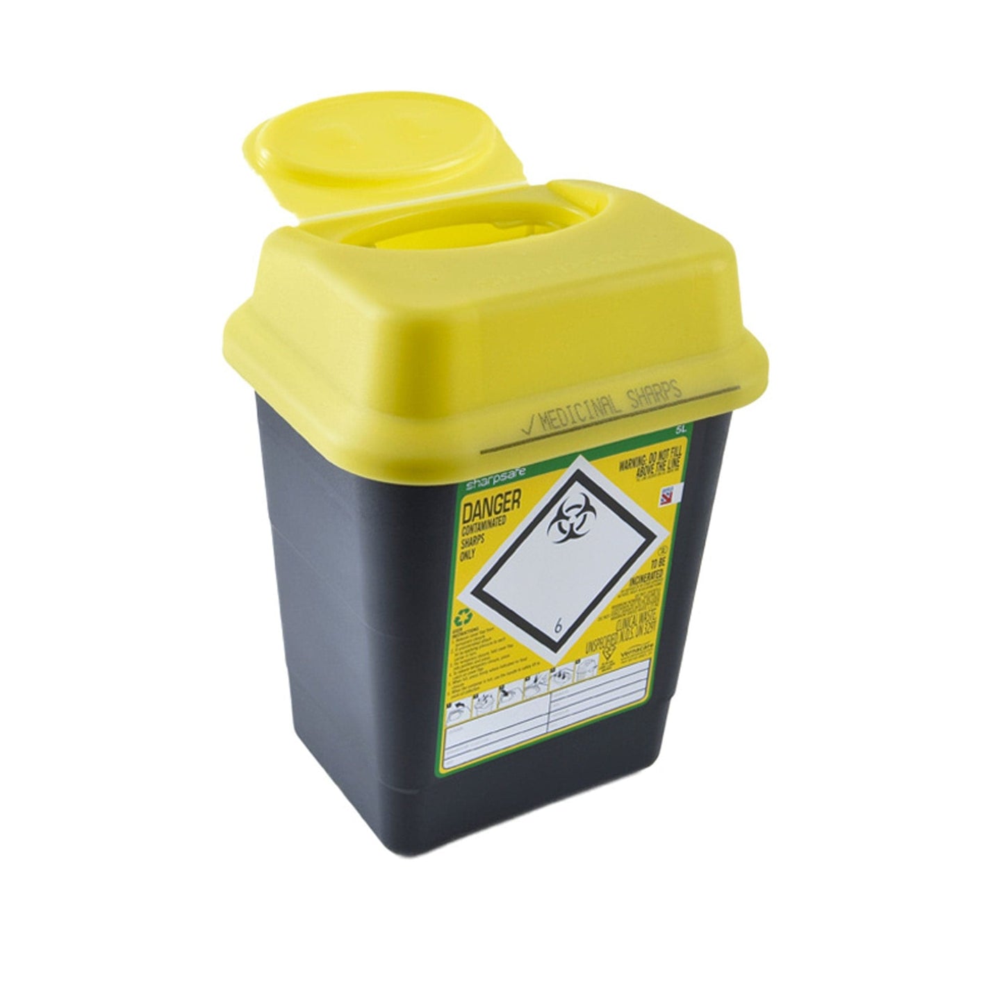 Sharpsafe Sharps 5L container