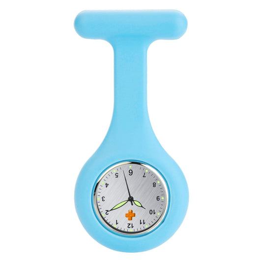 Medshop Fob Watches Silicone Nursing FOB Watch Cyan