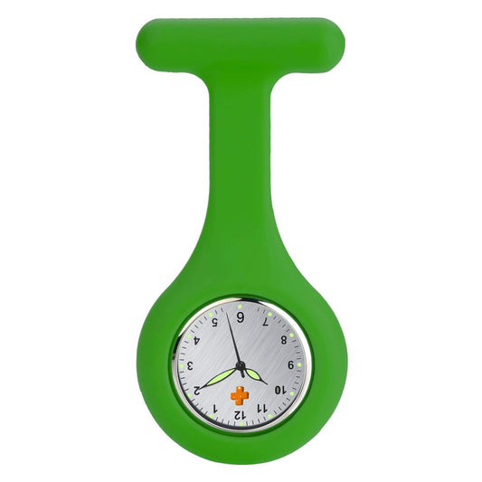 Medshop Fob Watches Silicone Nursing FOB Watch Green