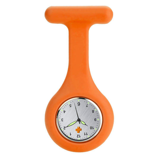 Medshop Fob Watches Silicone Nursing FOB Watch Orange