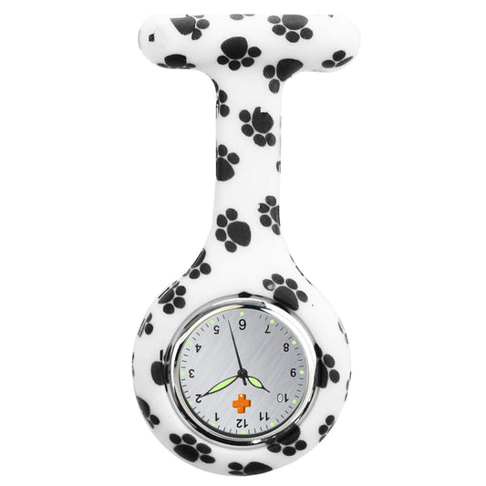 Medshop Fob Watches Silicone Nursing FOB Watch Paws