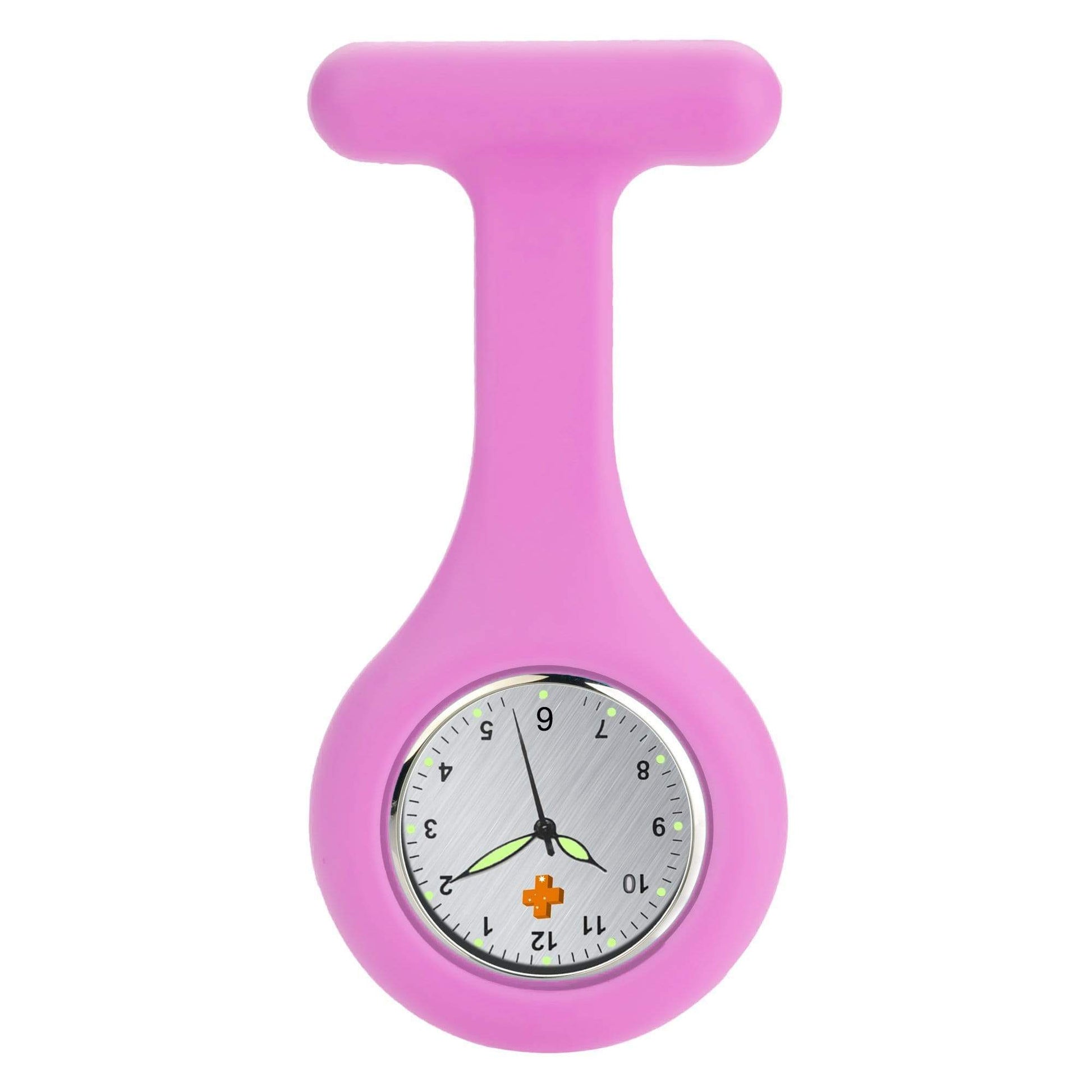 Medshop Fob Watches Silicone Nursing FOB Watch Pink