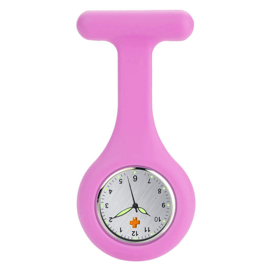 Medshop Fob Watches Silicone Nursing FOB Watch Pink