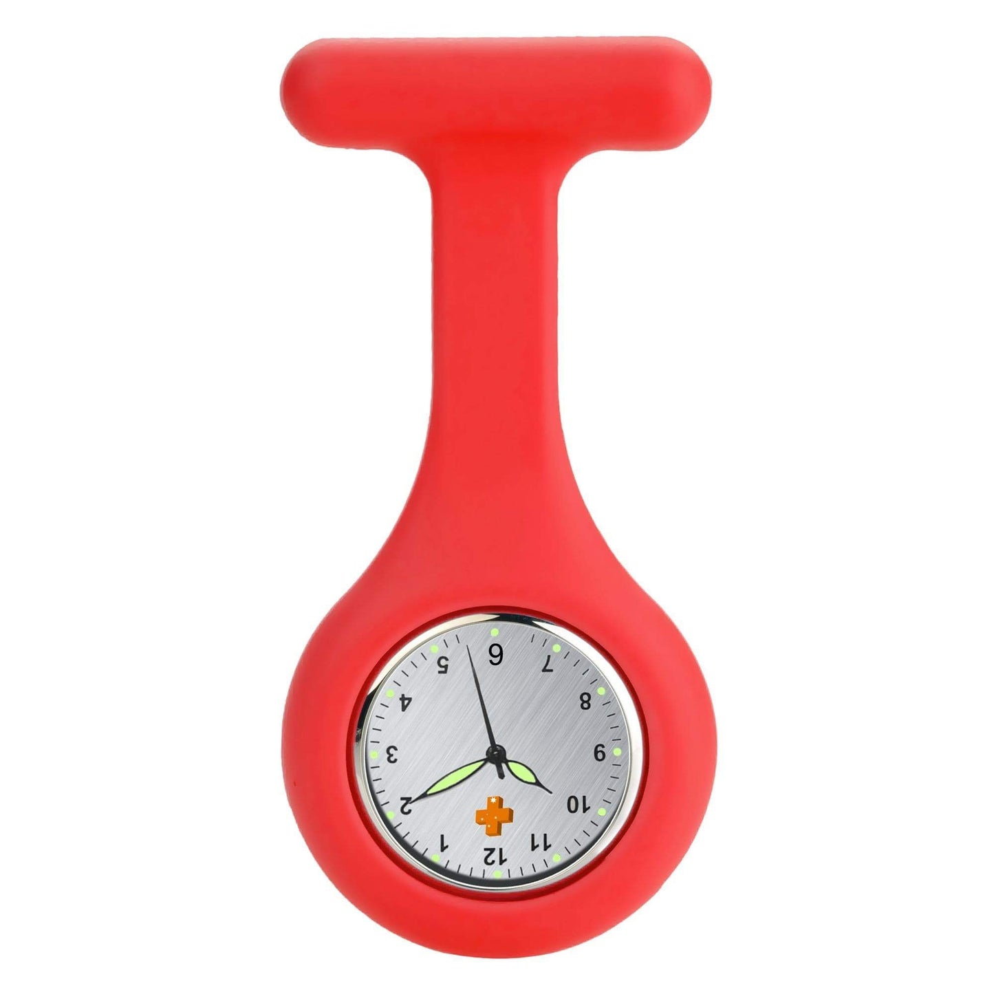 Medshop Fob Watches Silicone Nursing FOB Watch Red