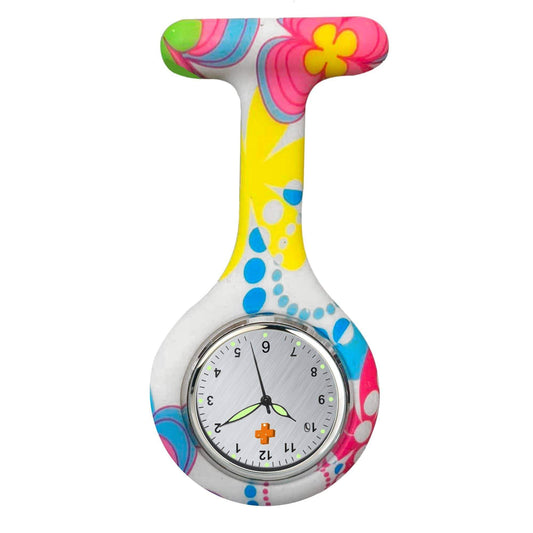 Medshop Fob Watches Silicone Nursing FOB Watch Tropical