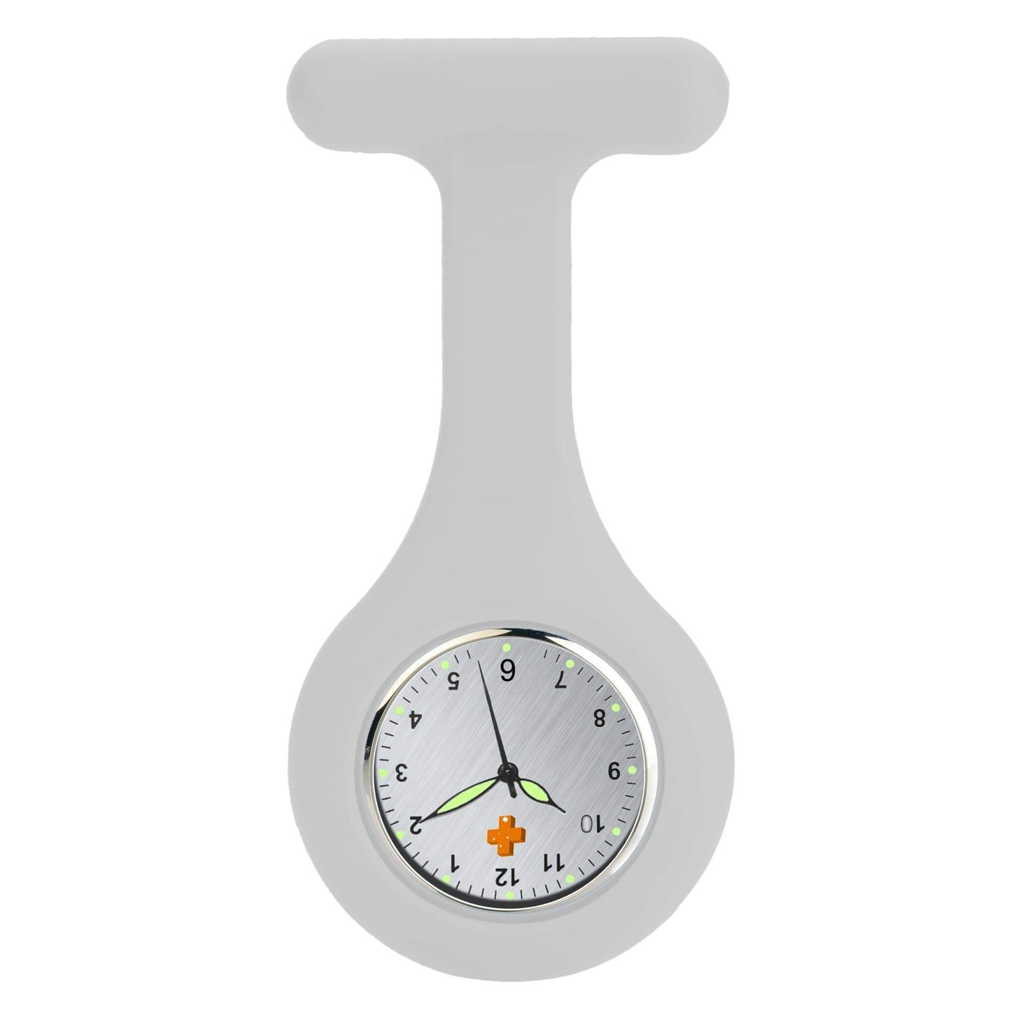 Medshop Fob Watches Silicone Nursing FOB Watch White
