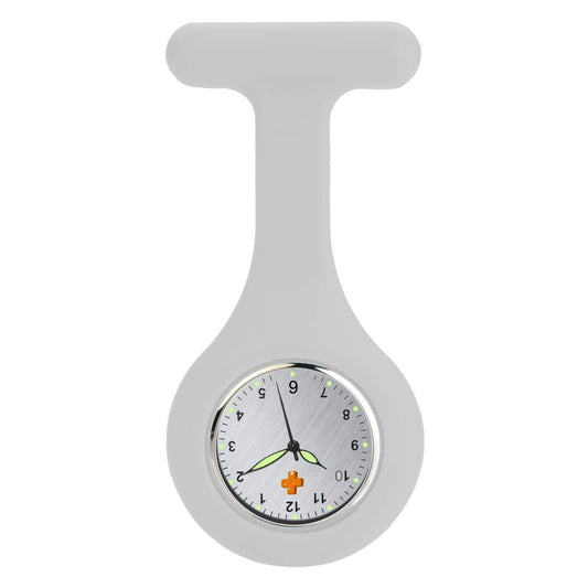 Medshop Fob Watches Silicone Nursing FOB Watch White