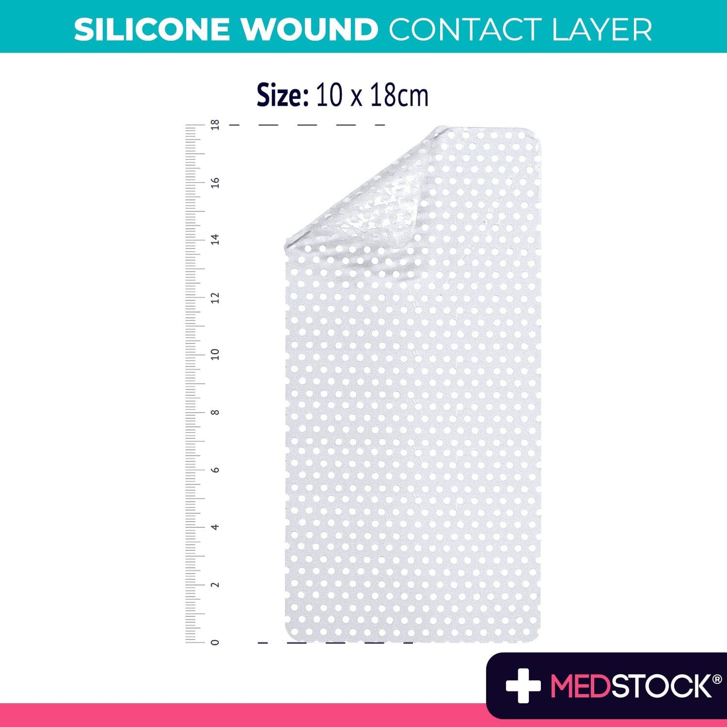 Silicone Wound Contact Layer 10cm x 18cm