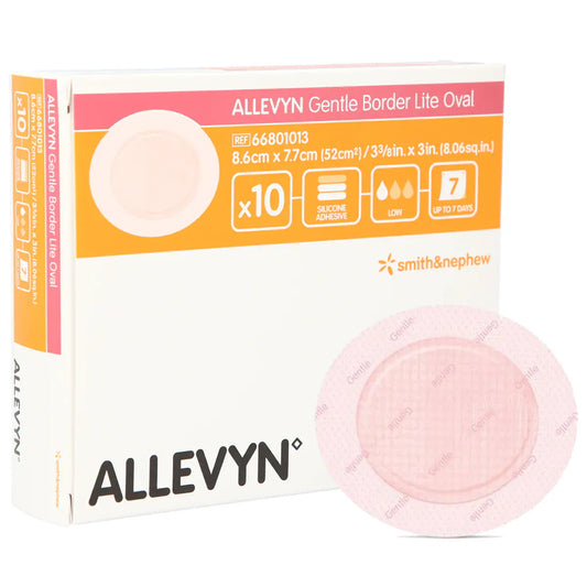 Smith & Nephew ALLEVYN GB LITE Oval 8.6 X 7.7cm