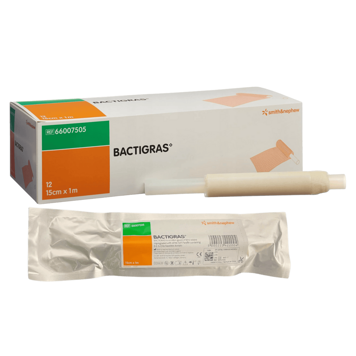 Smith & Nephew Bactigras Chlorhexidine Paraffin Gauze Dressing