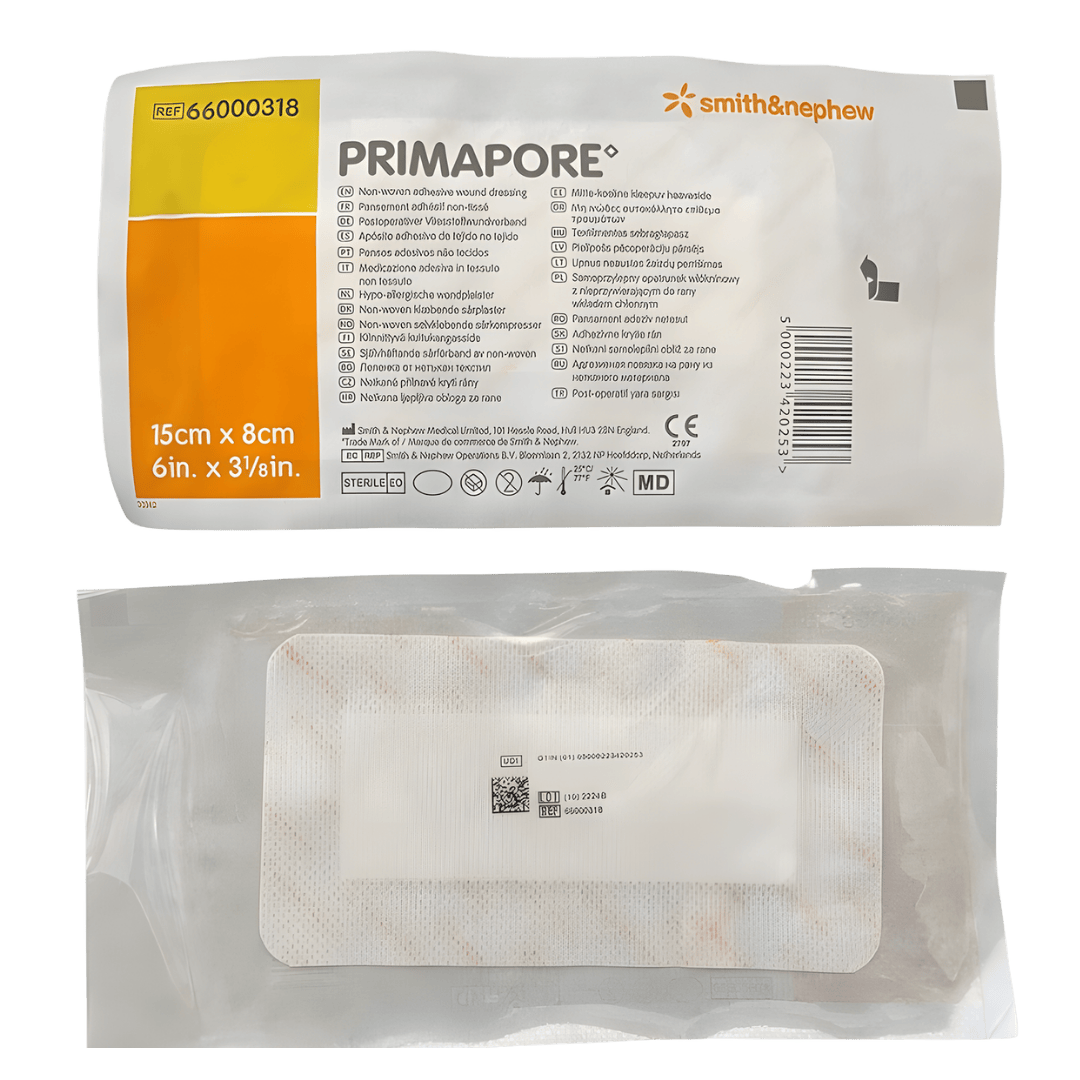 Smith & Nephew Primapore Adhesive Fabric Island Dressing Pad