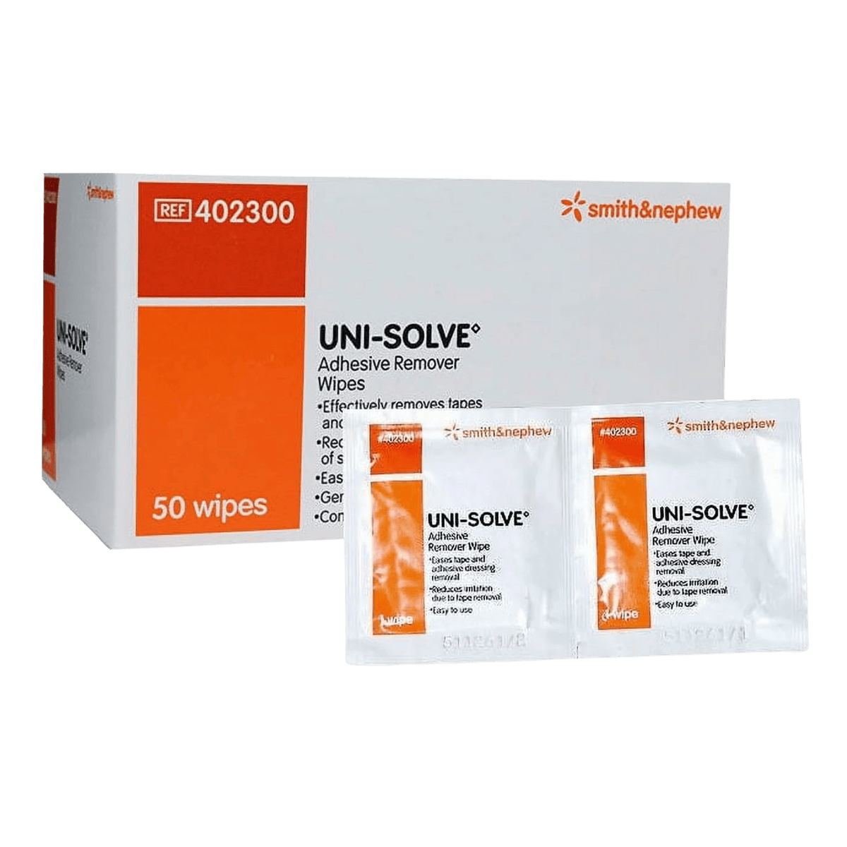 Smith & Nephew Uni-Solve Adhesive Remover Wipes