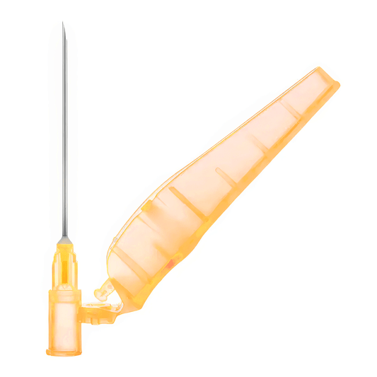 Sol-Millennium Safety Needles SOL-CARE Safety Needle 20G 25mm - Orange