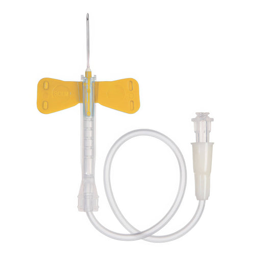 Sol-Millennium Infusion Sets Sol-Care Safety Winged Infusion Set 25G Needle 12cm Tubing