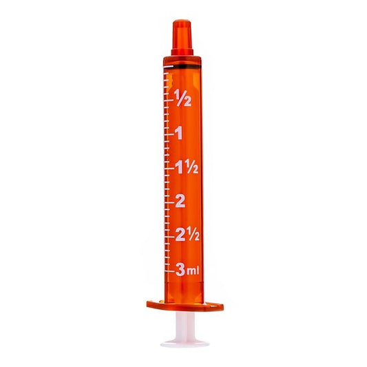 Sol-Millennium Oral Syringes Sol-M 3ml Oral Syringe Amber