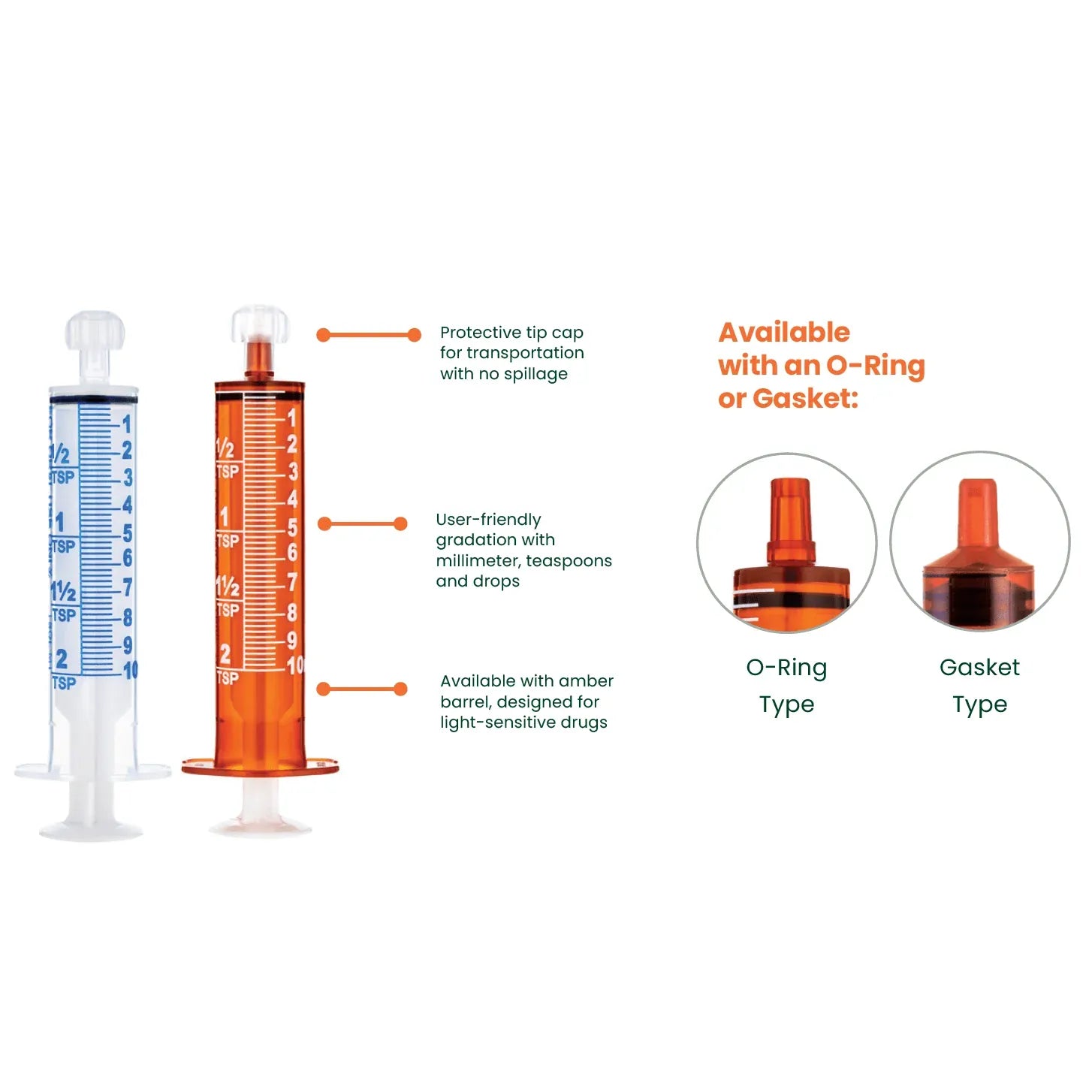 Sol-Millennium Oral Syringes Sol-M 10ml Oral Syringe