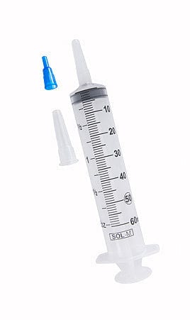 Sol-Millennium Irrigation Syringes Sol-M 60ml Catheter Tip Syringe
