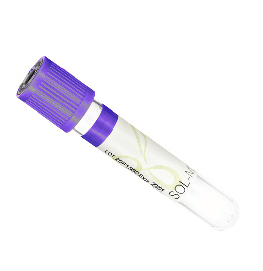Sol-Millennium Blood Collection Sol-M Blood Collection Tube 13x100mm K3 EDTA 6ml Purple