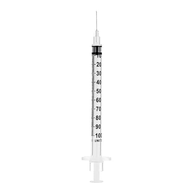 Sol-Millennium Insulin Syringes SOL-M Insulin Syringe With Fixed Needle 0.3ml, 29G 12.5mm