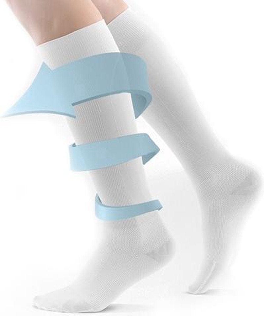 Sports Socks | Jogging | Walking | Compression Socks | Compression Socks | Support Socks | Airplane Socks | White IL/XL | Size 41-47