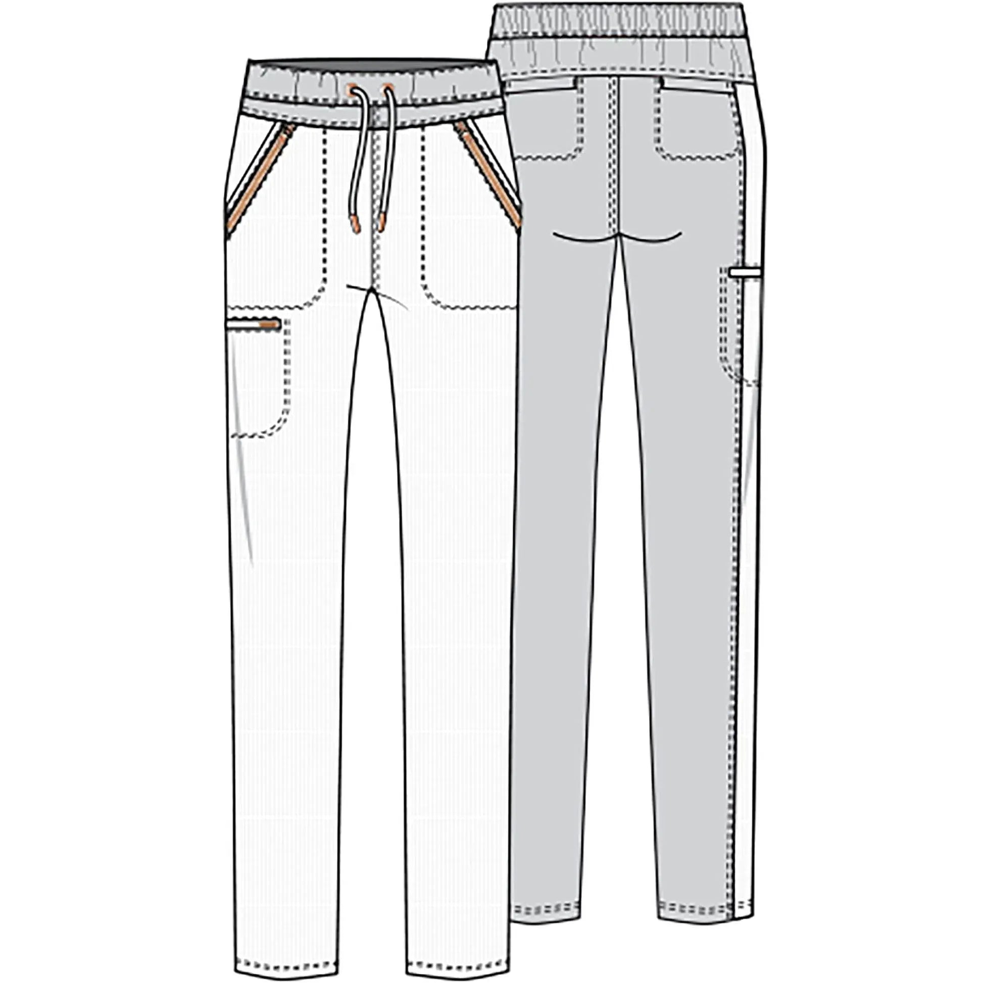 Statement By Cherokee Scrub Pants Statement by Cherokee Scrubs Tapered Leg Pant